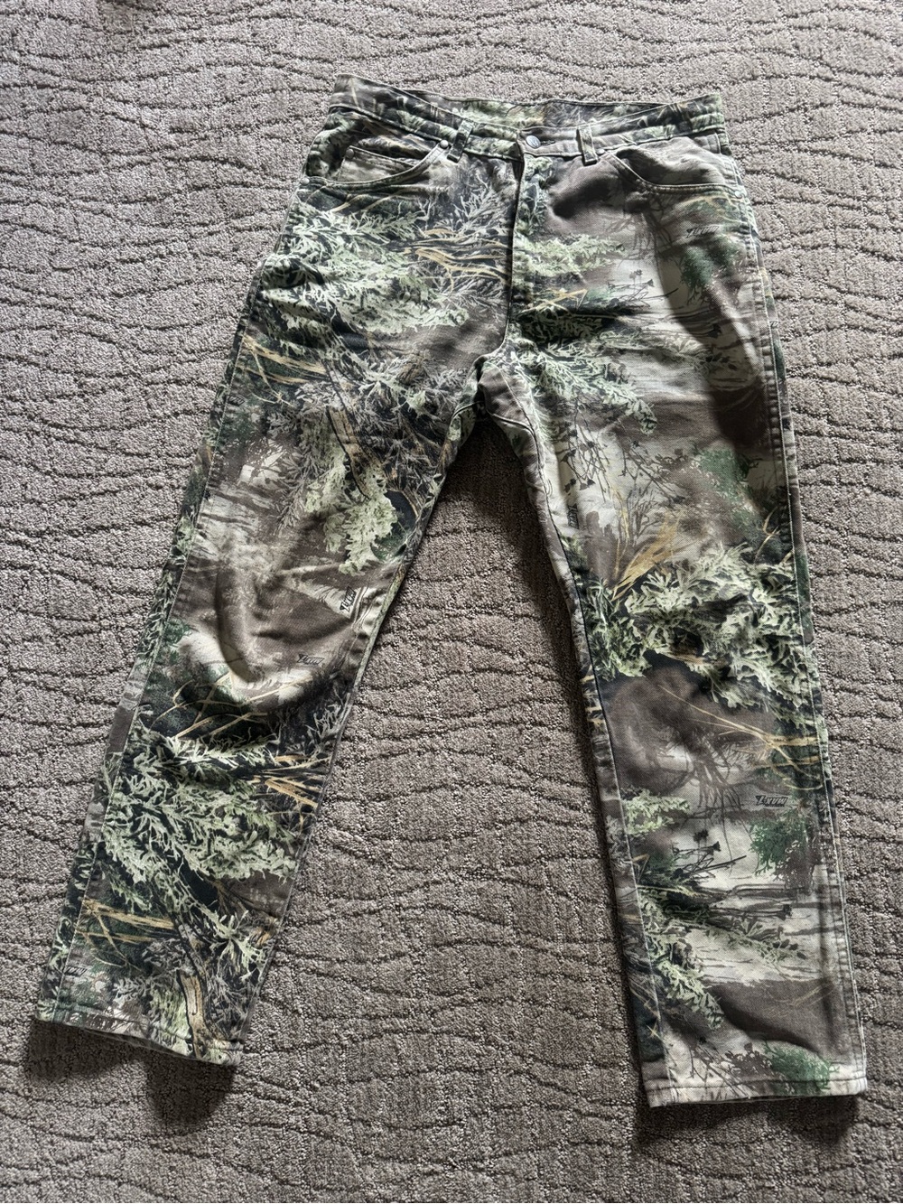 Wrangler Men’s Camouflage Straight Jeans 34 x 32